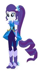 Size: 172x315 | Tagged: safe, derpibooru import, rarity, human, equestria girls, g4, alternate clothes, boots, clothes, crystal guardian, female, high heel boots, image, jpeg, ponied up, shoes, simple background, solo, white background