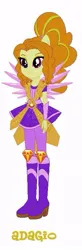 Size: 239x729 | Tagged: safe, derpibooru import, adagio dazzle, human, equestria girls, g4, boots, clothes, crystal guardian, high heel boots, image, jpeg, shoes, simple background, solo, white background