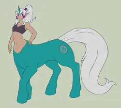 Size: 2031x1814 | Tagged: safe, artist:sepisnake, derpibooru import, oc, oc:seabreeze, unofficial characters only, centaur, taur, unicorn, concave belly, female, horn, image, png, simple background, solo