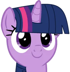 Size: 710x725 | Tagged: safe, artist:alari1234-bases, artist:twilyisbestpone, derpibooru import, twilight sparkle, pony, unicorn, g4, bust, cute, derpibooru exclusive, female, horn, image, mare, png, simple background, smiling, solo, transparent background, twiabetes, unicorn twilight