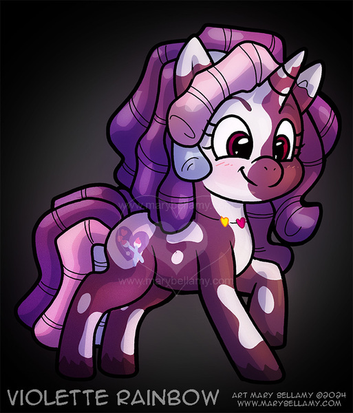 Size: 774x906 | Tagged: safe, artist:marybellamy, derpibooru import, idw, violette rainbow, pony, g5, my little pony: tell your tale, comic, image, jpeg, solo, zorilita