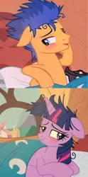 Size: 540x1088 | Tagged: safe, artist:paracetamolnavo30, derpibooru import, flash sentry, twilight sparkle, twilight sparkle (alicorn), alicorn, pegasus, pony, g4, comic, female, flashlight, image, jpeg, male, mare, shipping, stallion, straight