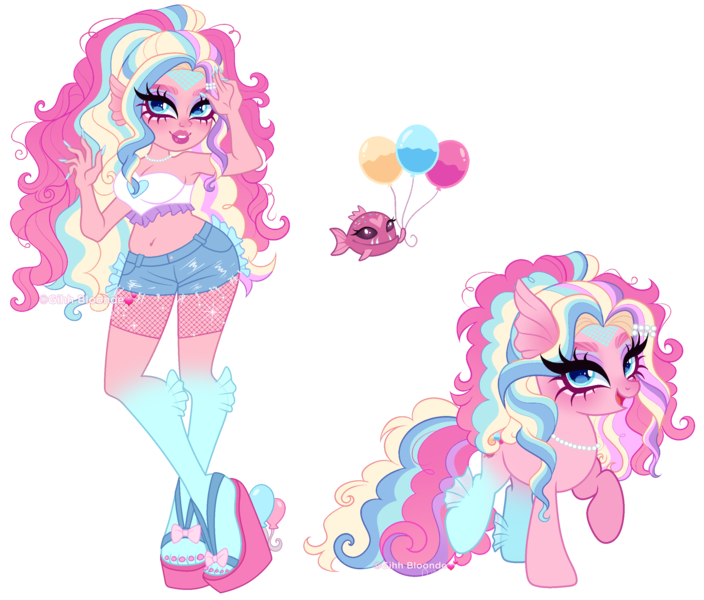 Size: 2769x2361 | Tagged: safe, artist:gihhbloonde, derpibooru import, earth pony, pony, equestria girls, g4, clothes, female, fin ears, high heels, image, mare, png, shoes, simple background, solo, transparent background