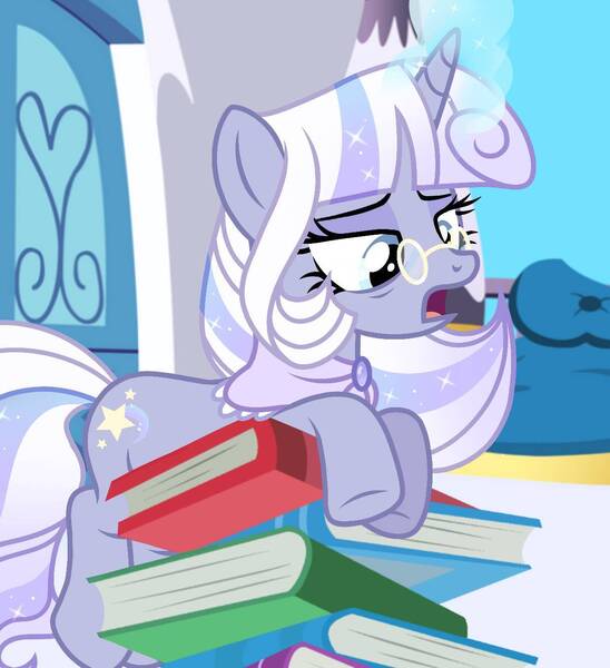 Size: 1220x1335 | Tagged: safe, artist:cstrawberrymilk, derpibooru import, oc, oc:star dust, pony, unicorn, book, female, glasses, horn, image, jpeg, magic, mare, solo