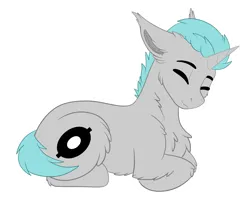 Size: 4080x3395 | Tagged: safe, artist:decemberbreeze, derpibooru import, oc, oc:lunar signal, bat pony, bat pony unicorn, hybrid, unicorn, bat pony oc, bat wings, chest fluff, cute, cute little fangs, ear fluff, eyes closed, fangs, fluffy, horn, hybrid oc, image, lying down, png, ponyloaf, prone, simple background, transparent background, unicorn oc, wings