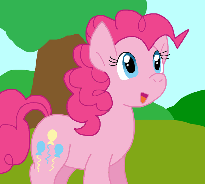 Size: 964x866 | Tagged: safe, artist:cmara, derpibooru import, pinkie pie, earth pony, g4, female, image, png, solo