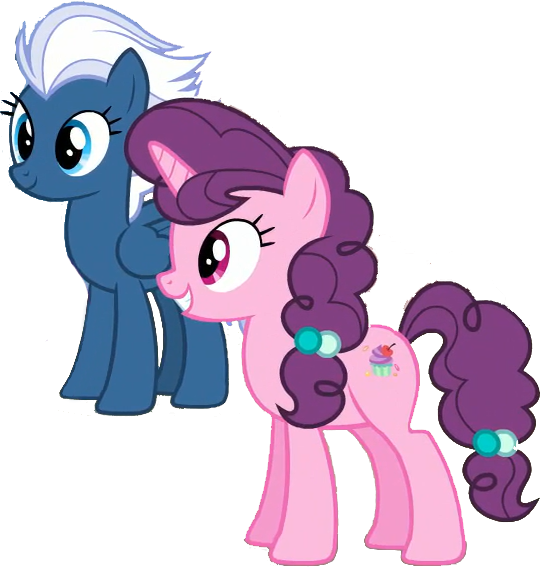 Size: 540x567 | Tagged: safe, derpibooru import, edit, edited screencap, editor:pascalmulokozi2, screencap, night glider, sugar belle, pegasus, pony, unicorn, g4, season 6, to where and back again, background removed, duo, duo female, female, happy, horn, image, male, my little pony, not a vector, png, rebecca shoichet, simple background, smiling, transparent background