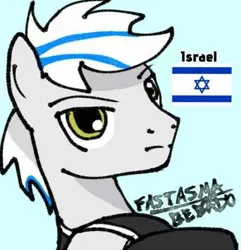 Size: 395x410 | Tagged: safe, artist:fantasma bêbado, derpibooru import, oc, ponified, earth pony, pony, icon, image, israel, male, nation ponies, png, solo, stallion