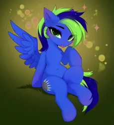 Size: 3681x4011 | Tagged: safe, artist:empress-twilight, derpibooru import, oc, pegasus, pony, g4, g5, belly, belly button, blushing, chest fluff, commission, fluffy, image, my little pony, png, solo, spread wings, tongue out, wings, ych result, your character here