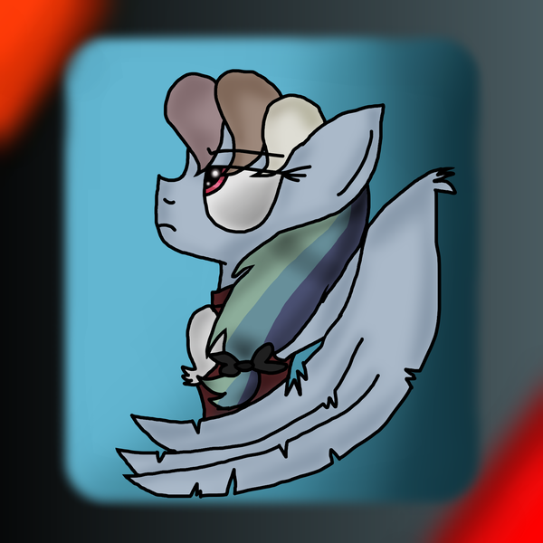 Size: 1600x1600 | Tagged: safe, artist:rai2n, derpibooru import, rainbow dash, pegasus, pony, the count of monte rainbow, bust, female, image, looking up, mare, png, rainbow dantes, solo, the count of monte cristo