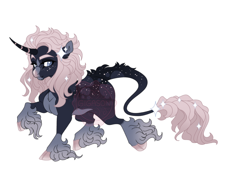 Size: 4200x3300 | Tagged: safe, artist:gigason, derpibooru import, oc, oc:silver trail, pony, unicorn, cloven hooves, female, horn, image, mare, offspring, parent:oc:elegant evergreen, parent:oc:star spot, parents:oc x oc, png, simple background, solo, transparent background, unshorn fetlocks