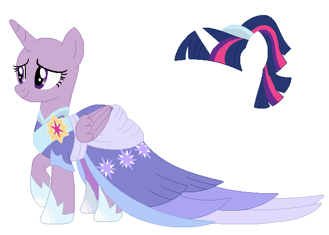 Size: 675x483 | Tagged: safe, artist:painterede, derpibooru import, twilight sparkle, alicorn, pony, base, clothes, coronation dress, dress, female, image, mare, png, simple background, white background