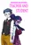 Size: 5953x8419 | Tagged: safe, artist:yohana, derpibooru import, rumble, sci-twi, twilight sparkle, equestria girls, g4, big breasts, breasts, busty sci-twi, busty twilight sparkle, cover art, height difference, huge breasts, image, older, older rumble, png, twirumble