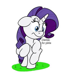 Size: 800x800 | Tagged: safe, artist:unitxxvii, derpibooru import, rarity, pony, unicorn, g4, female, floppy ears, frown, horn, image, mare, missing cutie mark, png, simple background, solo, standing on two hooves, transparent background