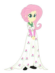 Size: 2000x2648 | Tagged: safe, artist:cartoonmasterv3, artist:nie-martw-sie-o-mnie, derpibooru import, flutterholly, fluttershy, human, a hearth's warming tail, equestria girls, g4, clothes, dress, equestria girls-ified, humanized, image, long dress, long skirt, my little pony, png, skirt, solo, victorian, victorian dress