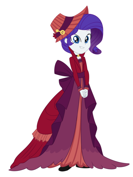 Size: 2000x2648 | Tagged: safe, artist:cartoonmasterv3, artist:nie-martw-sie-o-mnie, derpibooru import, merry, rarity, human, a hearth's warming tail, equestria girls, g4, clothes, dress, equestria girls-ified, humanized, image, long dress, long skirt, my little pony, png, skirt, solo, victorian, victorian dress