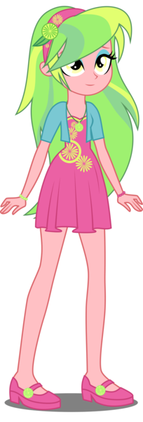 Size: 1335x3920 | Tagged: safe, artist:xebck, derpibooru import, lemon zest, equestria girls, g4, absurd resolution, alternate clothes, alternate universe, clothes, female, flats, high heels, image, jewelry, necklace, png, shoes, simple background, skirt, solo, solo female, transparent background