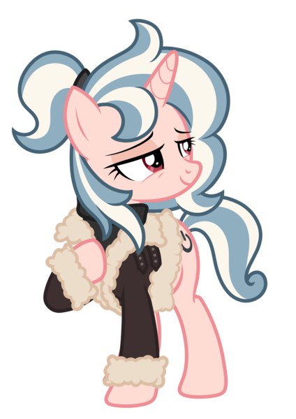 Size: 2812x3981 | Tagged: safe, artist:return 0, derpibooru import, oc, oc:vivi poff, unofficial characters only, unicorn, clothes, horn, image, jacket, png, show accurate, solo, sweater