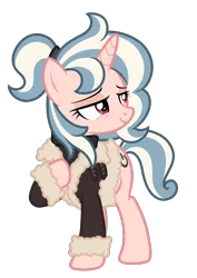 Size: 2812x3981 | Tagged: safe, artist:return 0, derpibooru import, oc, oc:vivi poff, unofficial characters only, unicorn, clothes, horn, image, jacket, png, show accurate, solo, sweater