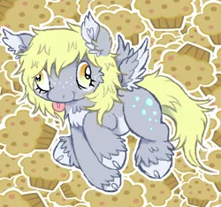 Size: 1388x1298 | Tagged: safe, artist:fairypills, artist:xx_pawdust_xx, derpibooru import, derpy hooves, g4, food, image, muffin, png