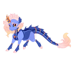 Size: 4700x3700 | Tagged: safe, artist:gigason, derpibooru import, oc, oc:regal roza, changepony, hybrid, image, offscreen character, parent:luster dawn, parent:oc:blue bayou, png, simple background, solo, transparent background