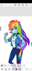 Size: 1224x2700 | Tagged: safe, artist:rr29578979, derpibooru import, rainbow dash, human, equestria girls, g4, image, jpeg, wip