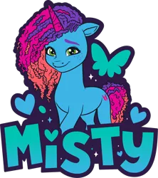 Size: 1608x1807 | Tagged: safe, derpibooru import, official, pony, unicorn, g5, my little pony: make your mark, .ai available, .svg available, colored, cute, female, g5 brand assets, horn, image, mare, misty brightdawn, mistybetes, png, rebirth misty, simple background, solo, transparent background, vector