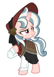 Size: 2926x4142 | Tagged: safe, artist:return 0, derpibooru import, oc, oc:vivi poff, unofficial characters only, unicorn, bloodborne, clothes, doll, hat, horn, image, png, solo, toy