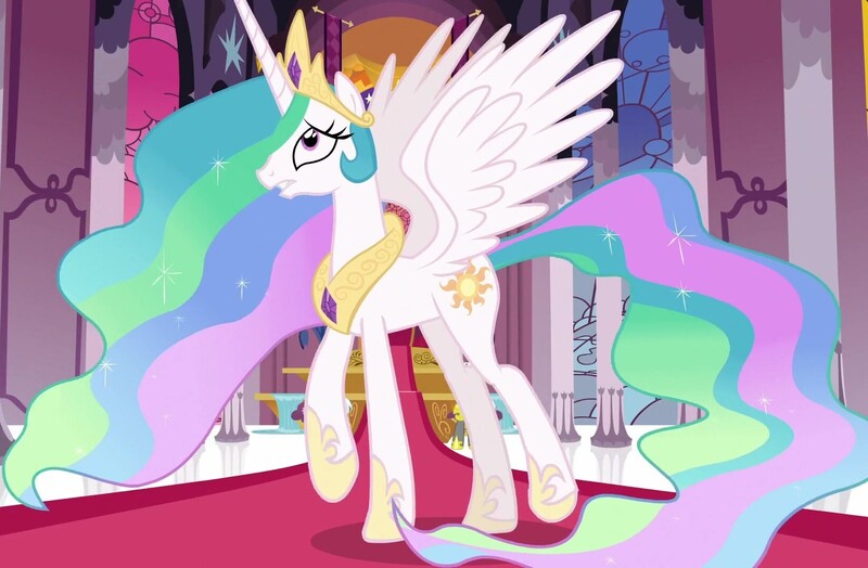 Size: 1649x1080 | Tagged: safe, derpibooru import, princess celestia, alicorn, pony, celestial advice, g4, crown, ethereal hair, ethereal mane, ethereal tail, female, hoof shoes, image, jewelry, jpeg, mare, my little pony, peytral, princess shoes, regalia, solo, sparkles, sparkly mane, sparkly tail, spread wings, tail, tiara, walking, wings