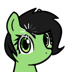 Size: 237x257 | Tagged: safe, artist:neuro, derpibooru import, oc, oc:anonfilly, unofficial characters only, earth pony, pony, bust, female, filly, image, loading, looking at you, png, simple background, solo, transparent background