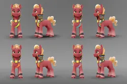 Size: 6850x4514 | Tagged: safe, derpibooru import, official, sprout cloverleaf, earth pony, pony, g5, my little pony: a new generation, concept art, emperor sprout, image, jpeg, male, solo, stallion