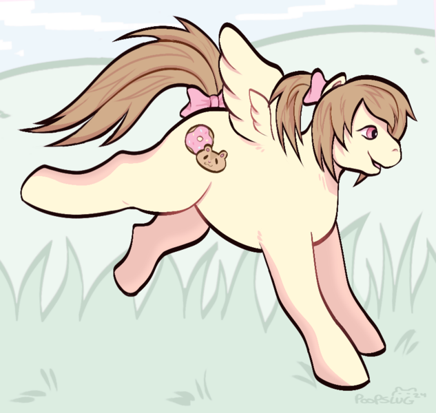 Size: 881x835 | Tagged: safe, artist:poopslug, derpibooru import, oc, oc:pastry noms, unofficial characters only, pegasus, g1, image, male, png, solo