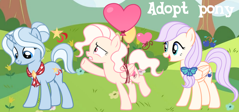 Size: 1280x600 | Tagged: safe, artist:vi45, derpibooru import, oc, unofficial characters only, pegasus, pony, unicorn, balloon, female, heart, heart balloon, horn, image, mare, png