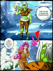 Size: 3000x4000 | Tagged: safe, artist:iloveladies2, artist:riiefu, derpibooru import, pinkie pie, ogre, oni, fanfic:equestria girls n' goblins, comic, image, jpeg