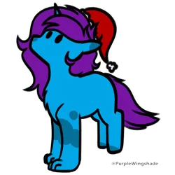 Size: 3000x3000 | Tagged: safe, artist:purple wingshade, derpibooru import, oc, oc:creatio, unofficial characters only, dog, dog pony, original species, pony, unicorn, horn, image, png, solo