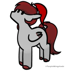 Size: 3000x3000 | Tagged: safe, artist:purple wingshade, derpibooru import, oc, oc:tourniquet, unofficial characters only, pegasus, pony, christmas, hat, holiday, image, png, santa hat, solo