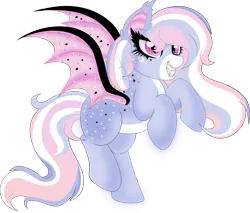 Size: 3424x2924 | Tagged: safe, artist:tkn297, derpibooru import, oc, bat pony, pony, female, image, mare, png, simple background, solo, transparent background