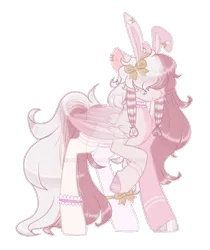 Size: 1024x1220 | Tagged: safe, artist:furtoodie, derpibooru import, oc, oc:vay, pegasus, pony, bunny ears, deviantart watermark, female, image, mare, obtrusive watermark, png, simple background, solo, transparent background, watermark