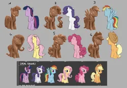 Size: 3000x2074 | Tagged: safe, derpibooru import, official, applejack, fluttershy, pinkie pie, rainbow dash, rarity, twilight sparkle, twilight sparkle (alicorn), alicorn, earth pony, pegasus, pony, unicorn, g4, g5, my little pony: a new generation, applejack's hat, concept art, cowboy hat, female, figurine, folded wings, group, hat, horn, image, jpeg, mane six, mare, sextet, spread wings, wings