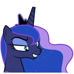 Size: 2048x2048 | Tagged: safe, artist:trrrebleee, derpibooru import, edit, edited screencap, screencap, princess luna, alicorn, pony, a royal problem, g4, background removed, derpibooru exclusive, female, image, looking at you, mare, my little pony, not a vector, png, simple background, solo, solo female, transparent background