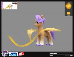 Size: 1304x1008 | Tagged: safe, derpibooru import, official, pegasus, pony, g5, my little pony: make your mark, concept art, glow, glowing wings, image, jpeg, magic, my little pony: make your mark chapter 6, pegasus magic, roots of all evil, spread wings, wings