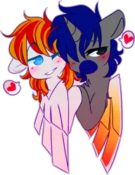 Size: 1574x2049 | Tagged: safe, artist:amiicommissions, derpibooru import, oc, oc:heartfire, unofficial characters only, pegasus, pony, unicorn, horn, image, male, png, simple background, stallion, transparent background