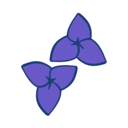 Size: 500x500 | Tagged: safe, artist:0liiver, derpibooru import, oc, oc:tradescantia, cutie mark, image, png, simple background, transparent background