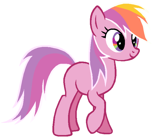 Size: 616x556 | Tagged: source needed, safe, artist:durpy, artist:milliethemylittleponyfan2002, derpibooru import, rainbow flash, earth pony, pony, g3, g4, adult blank flank, base used, blank flank, closed mouth, cute, evolution of rainbow dash, female, flashabetes, g3 to g4, generation leap, image, mare, png, raised hoof, simple background, smiling, solo, white background