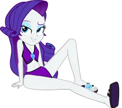 Size: 2445x2171 | Tagged: suggestive, derpibooru import, rarity, equestria girls, g4, bikini, caption, clothes, image, image macro, png, sexy, spoilers for another series, swimsuit, text