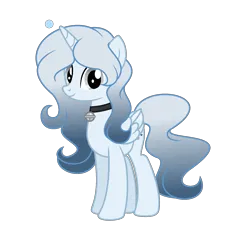 Size: 1825x1721 | Tagged: safe, artist:darbypop1, derpibooru import, oc, oc:melody everbelle, alicorn, pony, alternate design, choker, female, image, mare, png, simple background, solo, transparent background