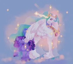 Size: 3683x3224 | Tagged: safe, artist:glorymoon, derpibooru import, princess celestia, twilight sparkle, twilight sparkle (alicorn), alicorn, pony, alternate design, image, png, twitterina design