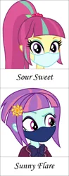 Size: 282x720 | Tagged: safe, derpibooru import, editor:brokenadam, sour sweet, sunny flare, equestria girls, g4, face mask, image, mask, png