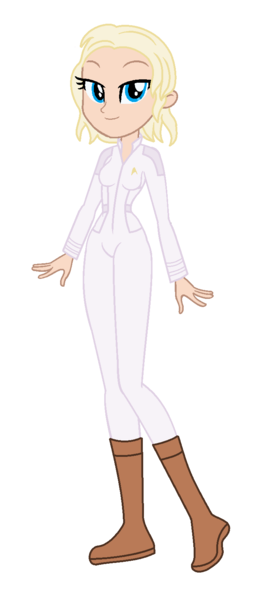 Size: 682x1618 | Tagged: safe, artist:robertsonskywa1, derpibooru import, human, equestria girls, g4, christine chapel, equestria girls-ified, female, full body, image, photo, png, simple background, solo, solo female, star trek, star trek: strange new worlds, transparent background