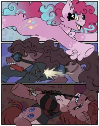 Size: 2750x3500 | Tagged: safe, artist:pegacousinceles, derpibooru import, pinkie pie, alternate universe, au:days end, au:something wrong in equestria, au:war never ends, image, junkie pie, png